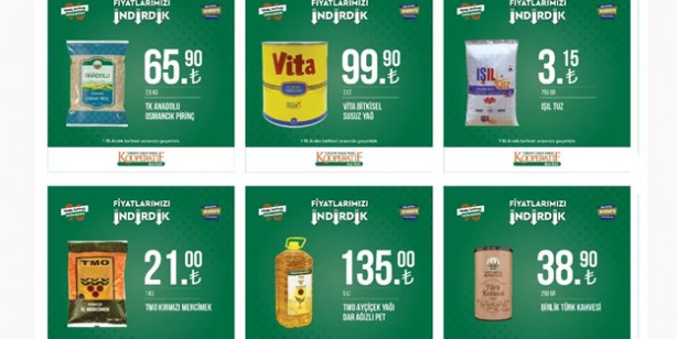 Foto - Tarım Kredi'den ayçiçek yağı müjdesi! Tarım Kredi Kooperatif Market'te yeni indirim listesi