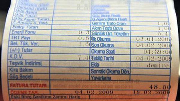 Foto - Tasarruf yöntemiyle fatura giderinizi azaltın