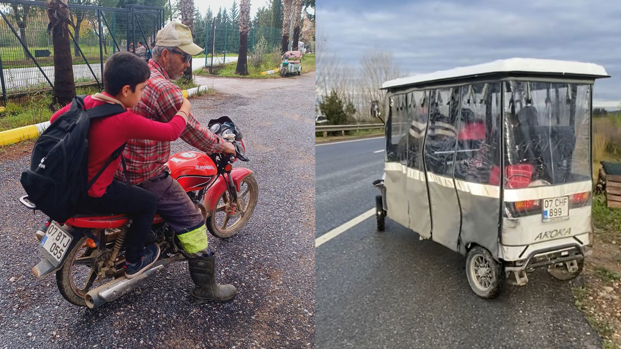 Taşımalı eğitimde ihale şoku! Servis ihalesine giren olmadı, traktör ve motosikletler okul servisi oldu