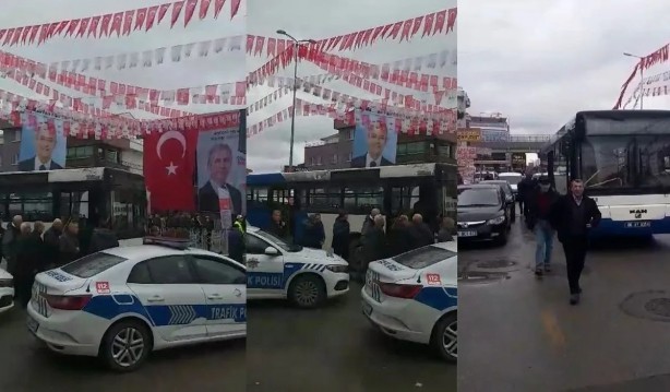 Taşımalı mitinglere devam! Kamu araçları Mansur’a çalışıyor