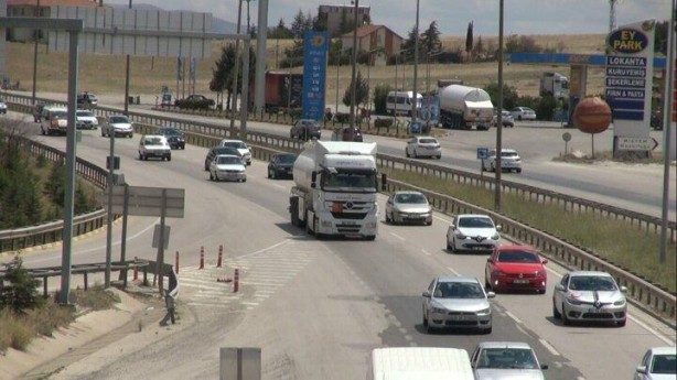 Tatilciler dönüş yolunda
