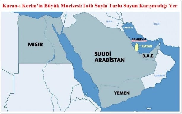 Foto - Tatlı ve tuzlu suyun karışmaması mucizesi
