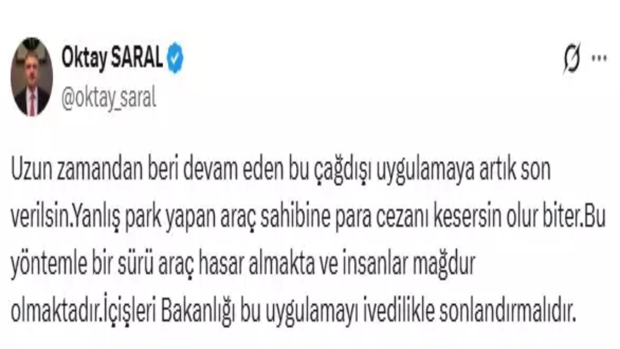 Foto - Tayyip Erdoğan’ın başdanışmanından İçişleri Bakanlığı’na beklenmedik çağrı: Bu çağdışı uygulamaya artık son verin