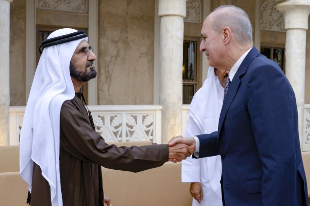 Foto - TBMM Başkanı Kurtulmuş Al Mektum ile görüştü