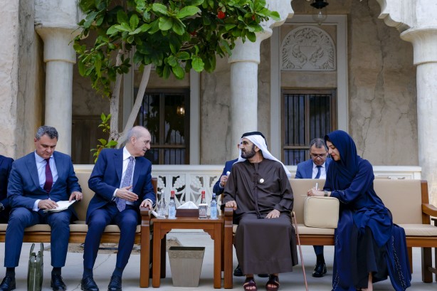 Foto - TBMM Başkanı Kurtulmuş Al Mektum ile görüştü