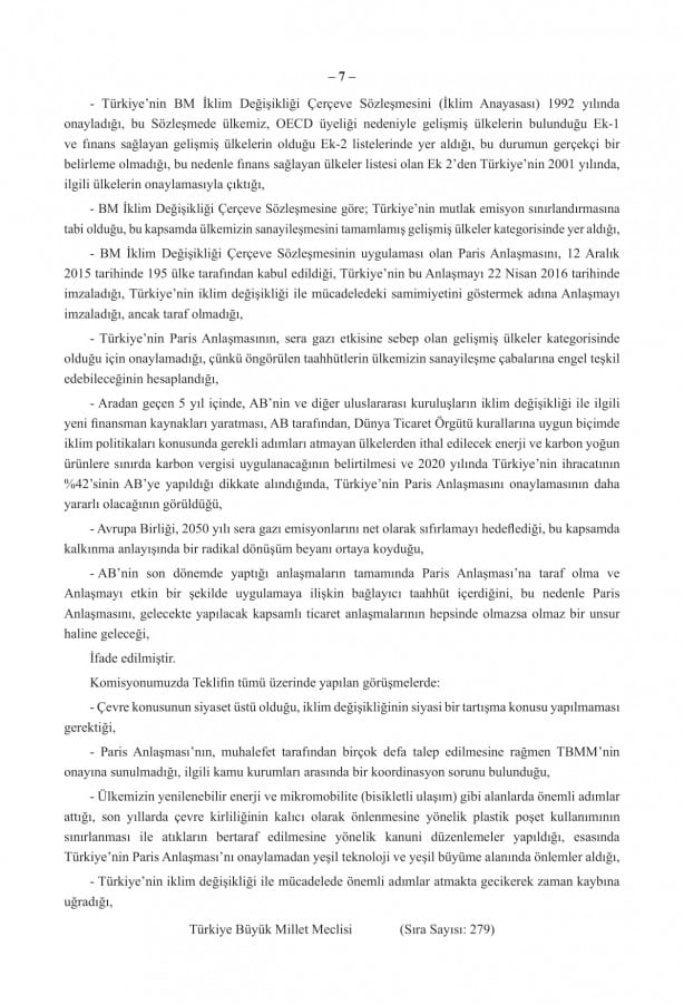 Foto - TBMM'de oybirliğiyle kabul edildi! İşte Paris İklim Anlaşması'nın maddeleri