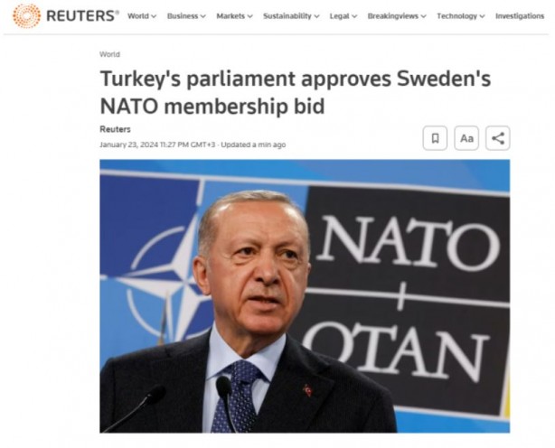 Foto - TBMM'nin kararı dünya basınında yankılandı