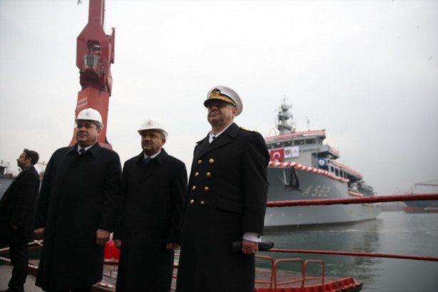 TCG Alemdar Türk donanmasına teslim edildi