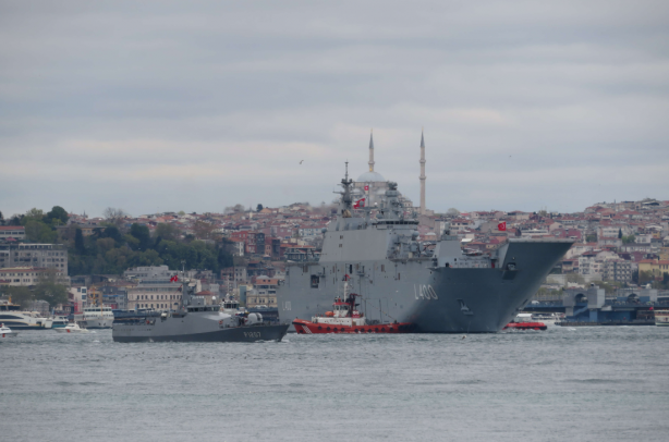 Foto - TCG Anadolu Başkan Erdoğan'ı selamlayacak