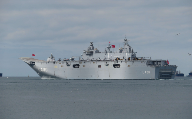 Foto - TCG Anadolu Başkan Erdoğan'ı selamlayacak