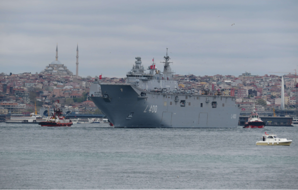 Foto - TCG Anadolu Başkan Erdoğan'ı selamlayacak