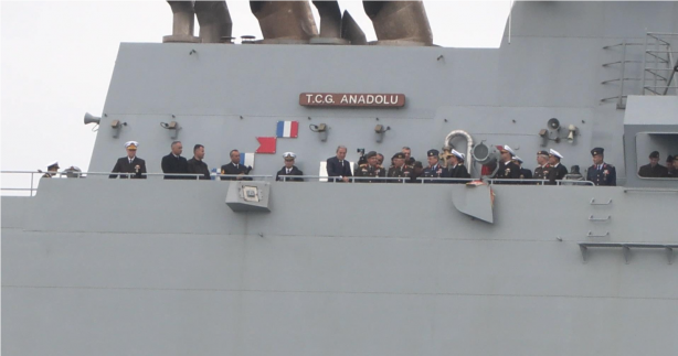 Foto - TCG Anadolu Başkan Erdoğan'ı selamlayacak