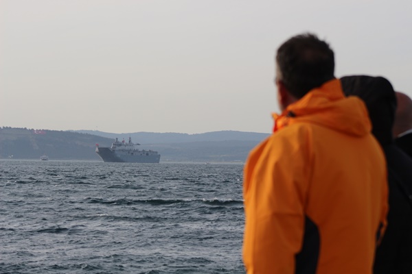Foto - TCG Anadolu Çanakkale Boğazı'ndan geçti