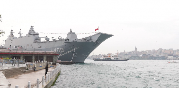 TCG Anadolu yeniden İstanbul'da