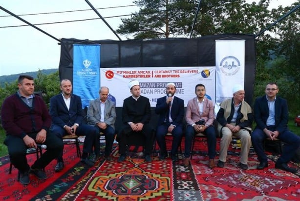 Foto - TDV Milodraz köyünde "İyilik Sofrası" kurdu
