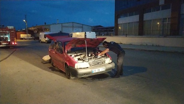 Tehlikeli anlar! Drift atarken refüje çıkan sürücü yaralı olarak kaçtı, fenalaşınca durdu