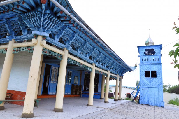 Foto - Tek çivi çakılmadan yapılan cami bir asırdır ayakta