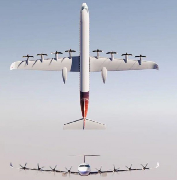 Foto - Tek şarjla 800 kilometre gidiyor! E9X isimli elektrikli uçak geliyor