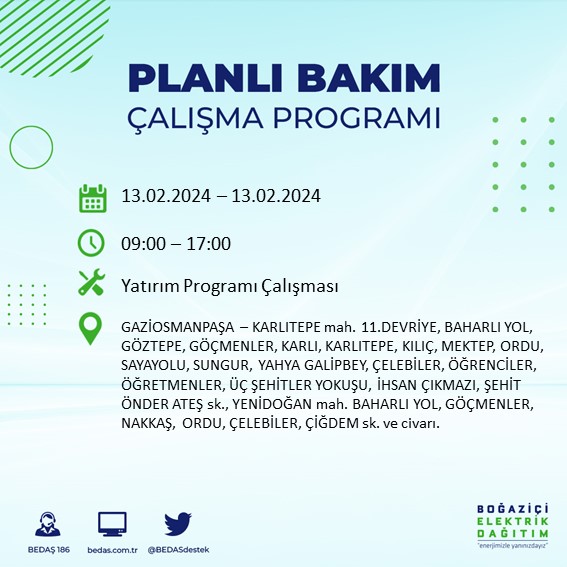 Foto - Tek tek açıklandı! Bu ilçelerde yarın elektrikler kesilecek