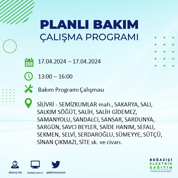 Foto - Tek tek açıklandı! İstanbul'un bu ilçeleri karanlığa gömülecek