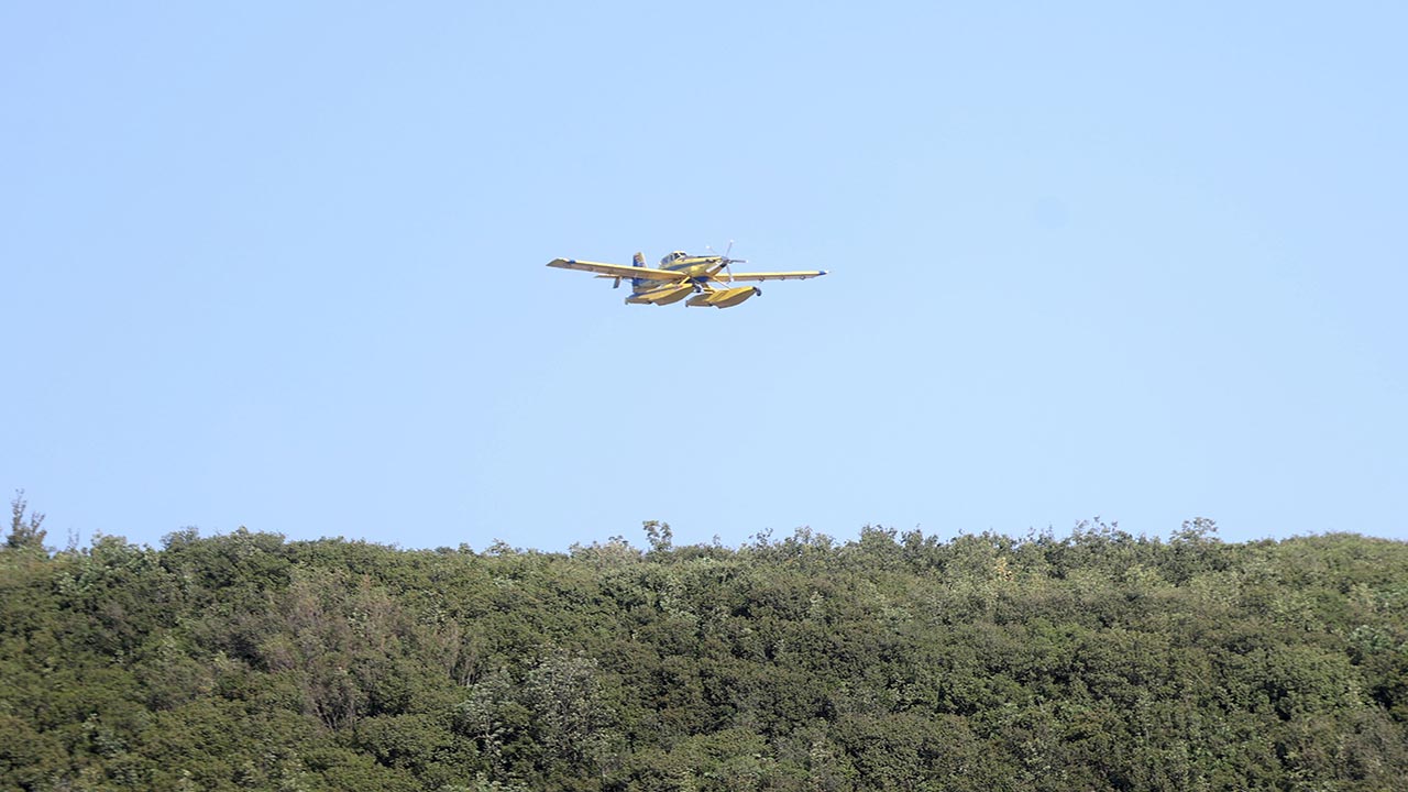 Foto - Tekirdağ ve Çanakkale yanıyor! Orman yangını otoyolu kapattı
