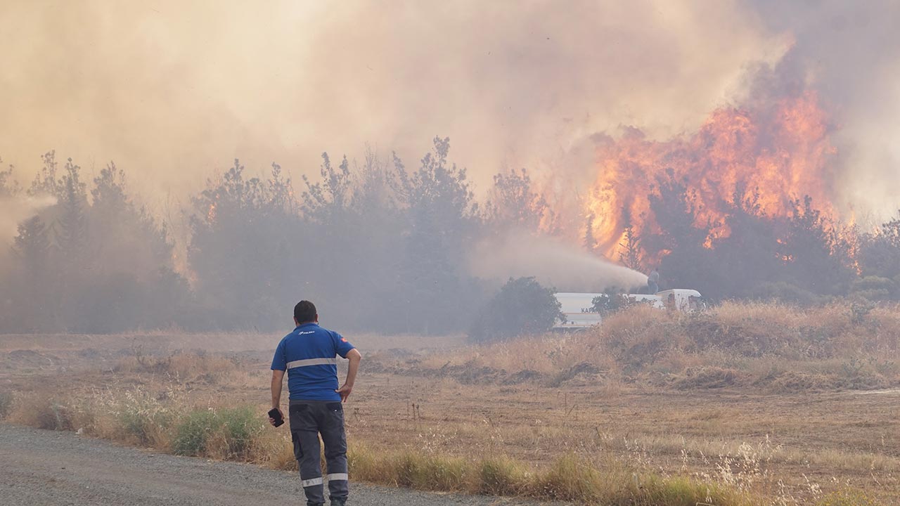 Foto - Tekirdağ ve Çanakkale yanıyor! Orman yangını otoyolu kapattı