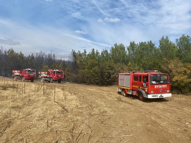 Foto - Tekirdağ'da çıkan orman yangını söndürüldü