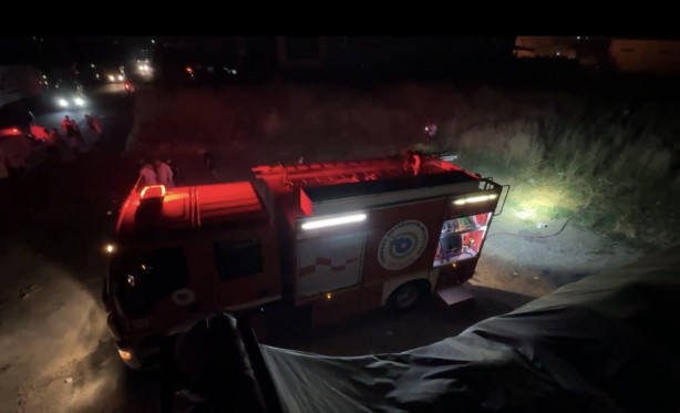 Tekirdağ'da trafo patlaması sonucu yangın çıktı