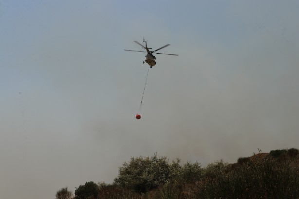 Foto - Tekirdağ’da yangın! Havadan ve karadan müdahale ediliyor