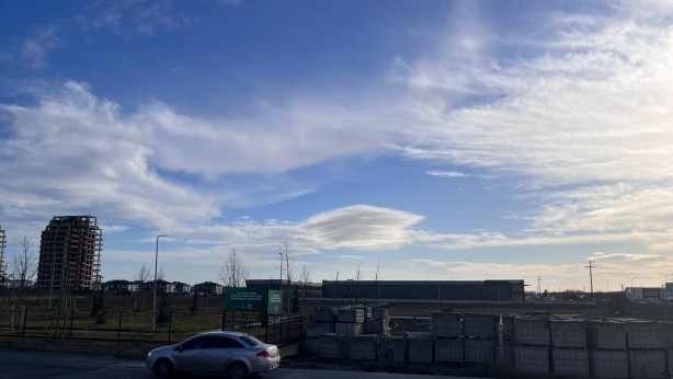 Foto - Bursa’dan sonra Tekirdağ'da da mercek bulutu görüldü