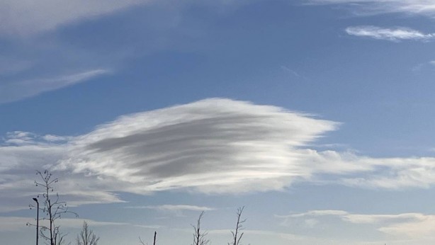 Foto - Bursa’dan sonra Tekirdağ'da da mercek bulutu görüldü