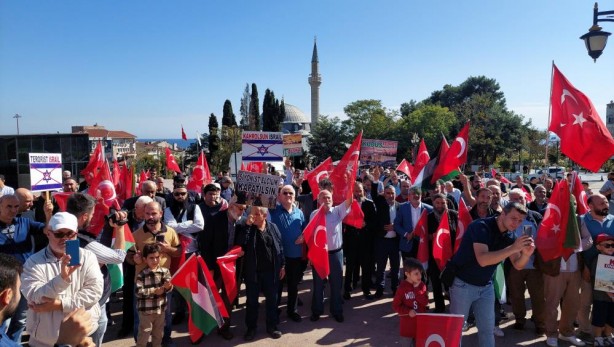 Foto - Tekirdağlılar Filistin için sokağa indi