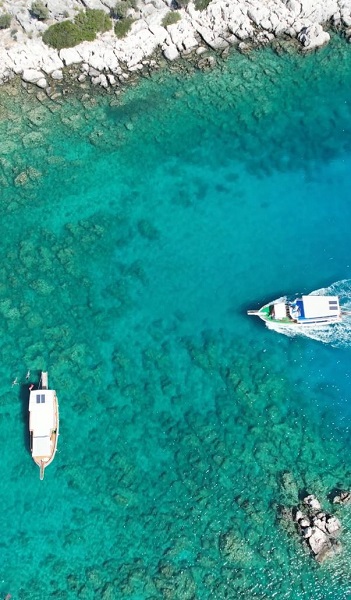 Foto - Tekne turlarının merkezi oldu! 1500 yıl önce denizin yuttuğu şehir