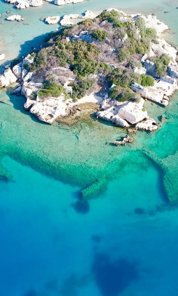 Foto - Tekne turlarının merkezi oldu! 1500 yıl önce denizin yuttuğu şehir