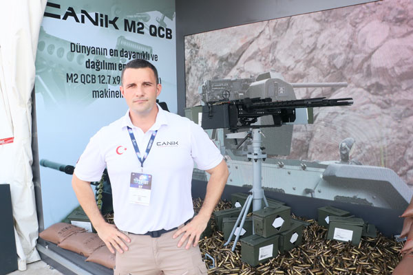 Foto - TEKNOFEST'in ilgi odağı: CANiK M2F ağır makineli tüfek