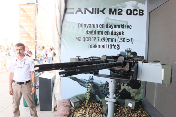 Foto - TEKNOFEST'in ilgi odağı: CANiK M2F ağır makineli tüfek