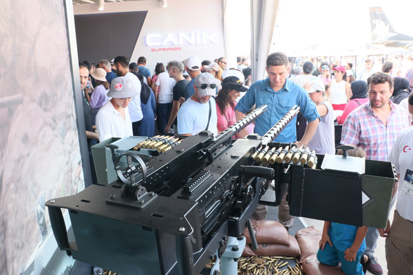 Foto - TEKNOFEST'in ilgi odağı: CANiK M2F ağır makineli tüfek