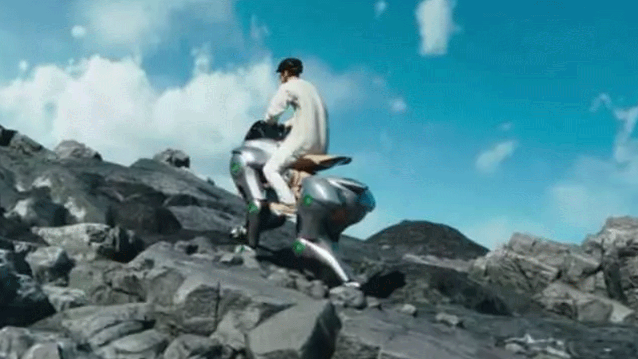 Foto - Teknolojinin geldiği son nokta: Üstüne binilen robot yaptılar!