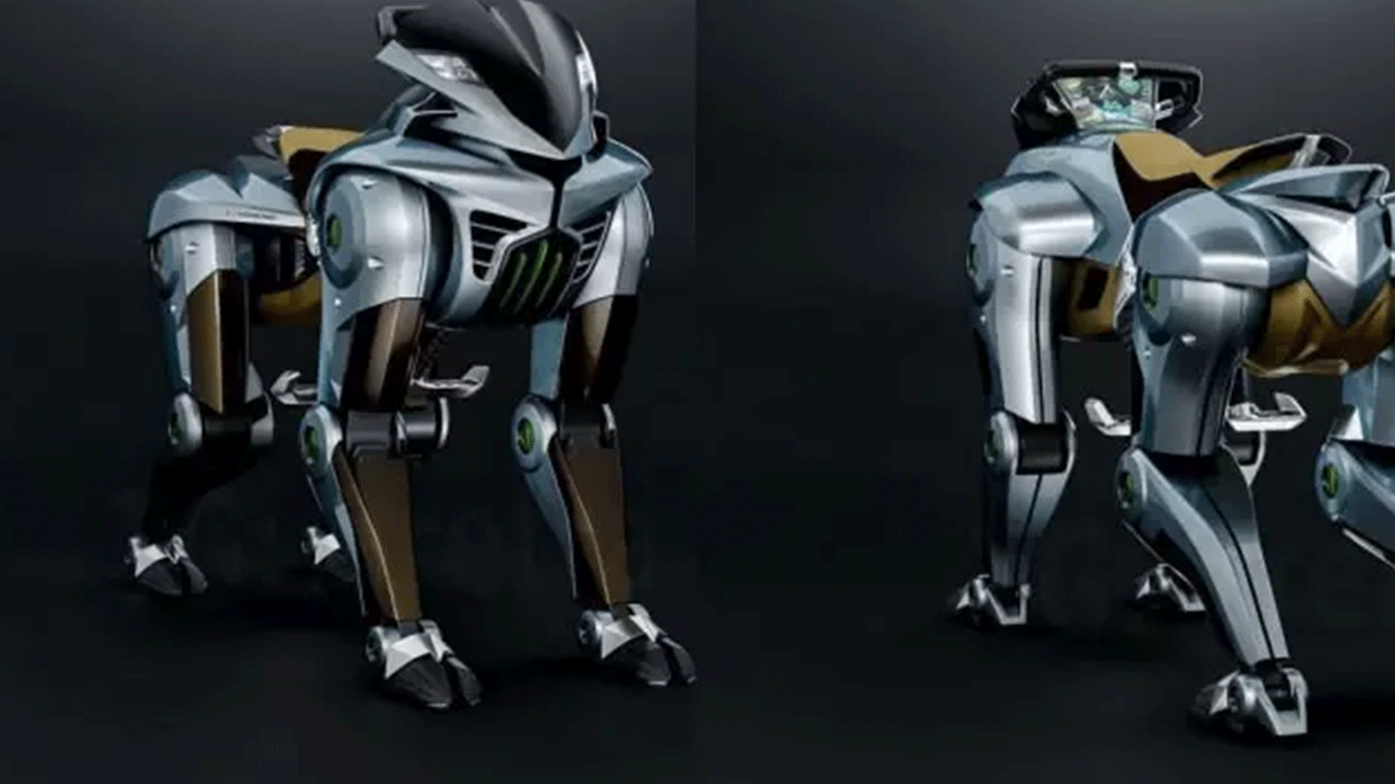 Foto - Teknolojinin geldiği son nokta: Üstüne binilen robot yaptılar!