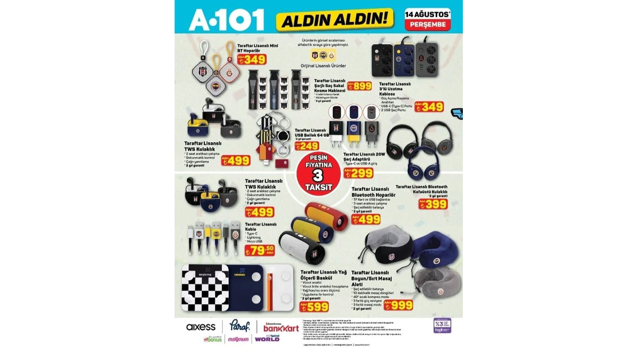 Foto - Teknolojiye doyuracak fırsatlar! A101’de 14 Ağustos indirimleri dolu dolu geliyor