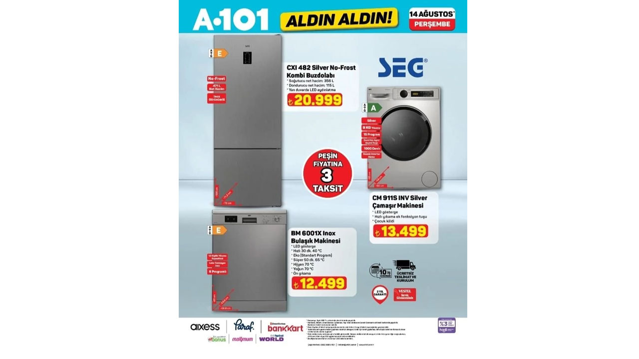 Foto - Teknolojiye doyuracak fırsatlar! A101’de 14 Ağustos indirimleri dolu dolu geliyor