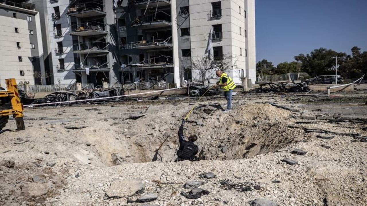 Foto - Tel Aviv Gazze'ye döndü! İran'ın İsrail'e saldırısından ilk kareler.... 