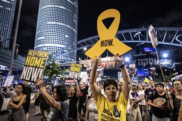 Foto - Tel Aviv'de dev protesto! vatandaşlar sokaklara döküldü