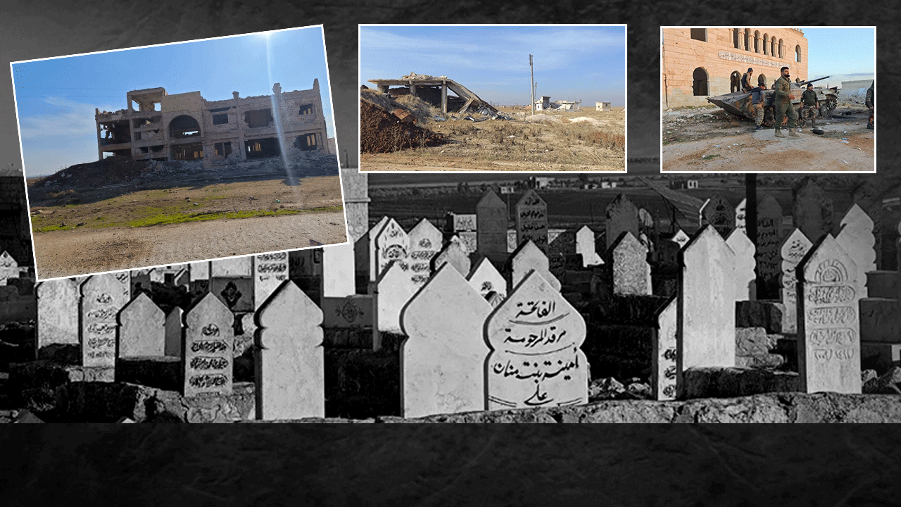 Tel Rıfat’ı tünel ağlarıyla örmüşler! PKK/YPG’li teröristler geride enkaz bıraktı