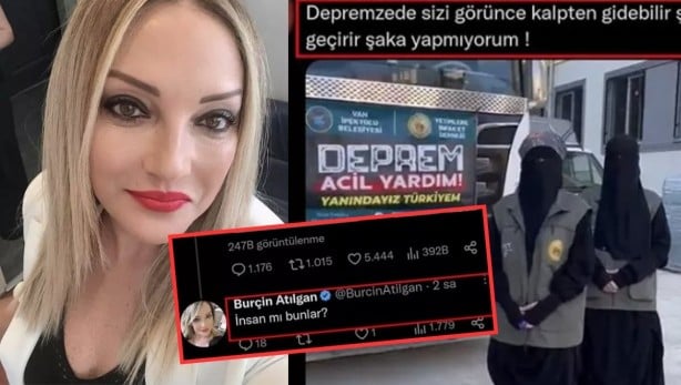 Tele1 spikeri Burçin Atılgan tesettürlü kadınları hedef aldı: İnsan mı bunlar?