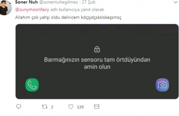 Foto - Telefonun dilini Azerice yaparsanız bakın ne olur