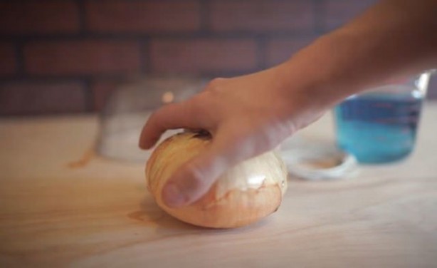 Foto - Telefonunu soğanla şarj etti! Bakın nasıl...