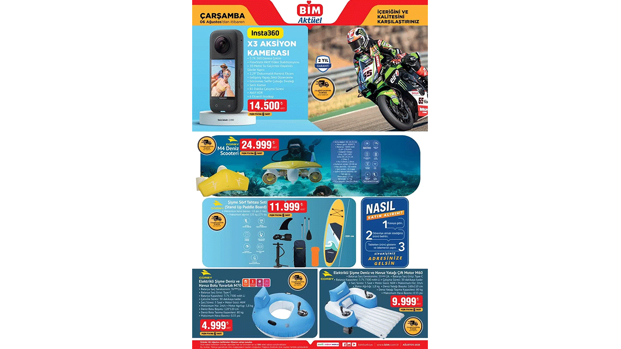 Foto - Televizyon, bisiklet, dondurma makinesi... BİM'de yeni haftanın kataloğu yayınlandı!