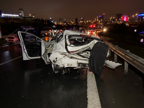 Foto - TEM Otoyolu'nda kaza, kaza getirdi!