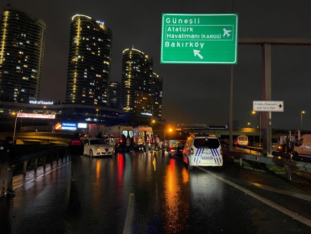 Foto - TEM Otoyolu'nda kaza, kaza getirdi!